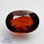 Hessonite Garnet 4.91ct Natural Gemstone Ceylon