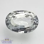 White Zircon (Jarkan) Gemstone 2.80ct Cambodia