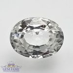White Zircon (Jarkan) Gemstone 3.11ct Cambodia