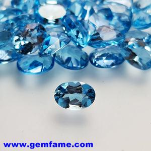 Blue Topaz 7.00x5.00mm Natural Gemstones