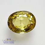 Yellow Sapphire 0.72ct Natural Gemstone Thailand