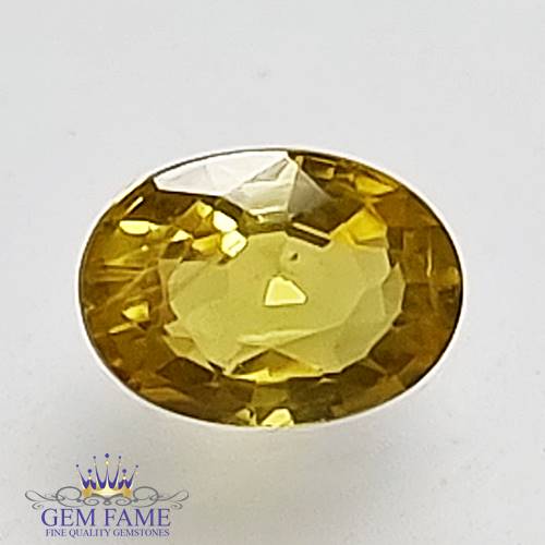 Yellow Sapphire 0.81ct Natural Gemstone Thailand