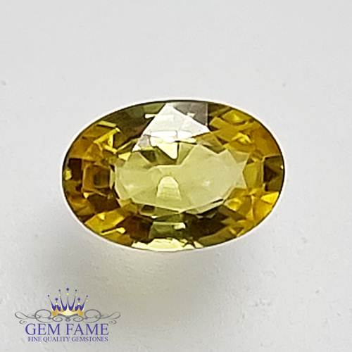 Yellow Sapphire 0.56ct Natural Gemstone Thailand
