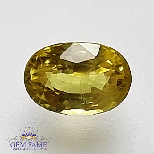 Yellow Sapphire 0.74ct Natural Gemstone Thailand