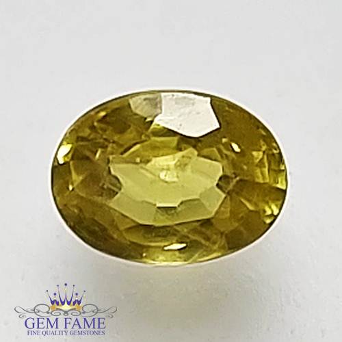 Yellow Sapphire 0.72ct Natural Gemstone Thailand