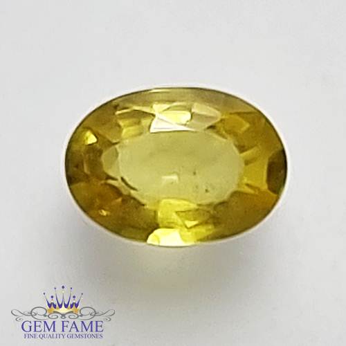 Yellow Sapphire 0.65ct Natural Gemstone Thailand