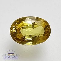Yellow Sapphire 0.58ct Natural Gemstone Thailand