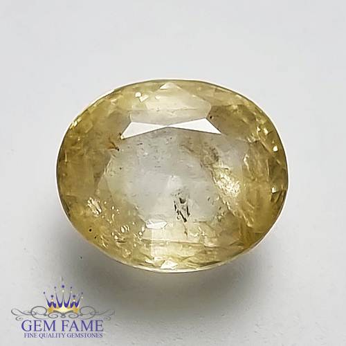 Yellow Sapphire 6.11ct Natural Gemstone Ceylon