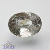 White Sapphire 2.11ct Natural Gemstone Ceylon