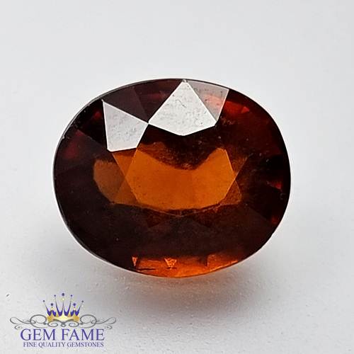 Hessonite Gomed 4.87ct Natural Gemstone Ceylon
