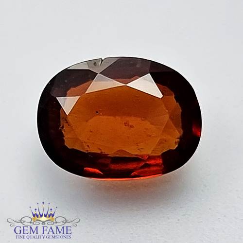 Hessonite Gomed 2.78ct Natural Gemstone Ceylon