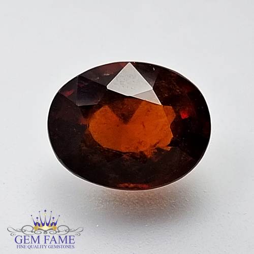 Hessonite Gomed 4.68ct Natural Gemstone Ceylon