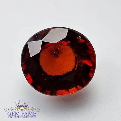Hessonite Gomed 4.46ct Natural Gemstone Ceylon