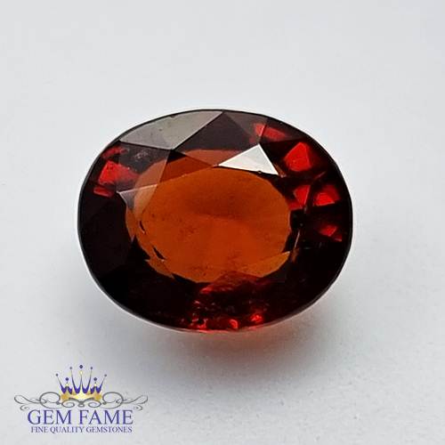 Hessonite Gomed 3.88ct Natural Gemstone Ceylon