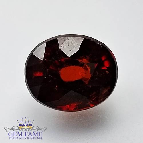 Hessonite Gomed 4.21ct Natural Gemstone Ceylon