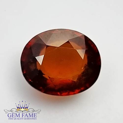 Hessonite Gomed 4.21ct Gemstone Ceylon