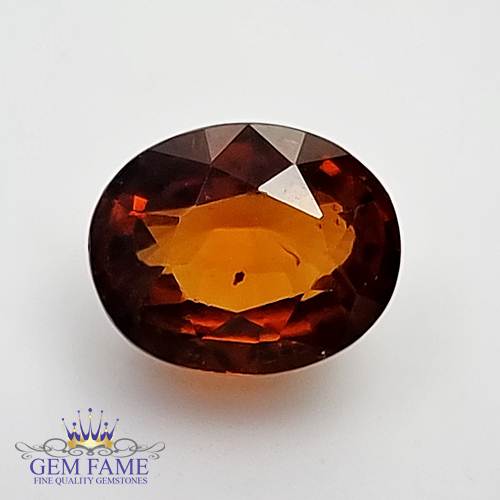 Hessonite Gomed 4.39ct Gemstone Ceylon