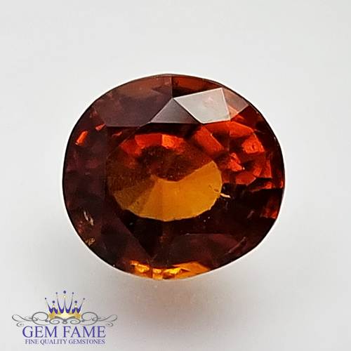 Hessonite Gomed 4.16ct Gemstone Ceylon