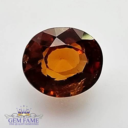 Hessonite Gomed 2.87ct Gemstone Ceylon