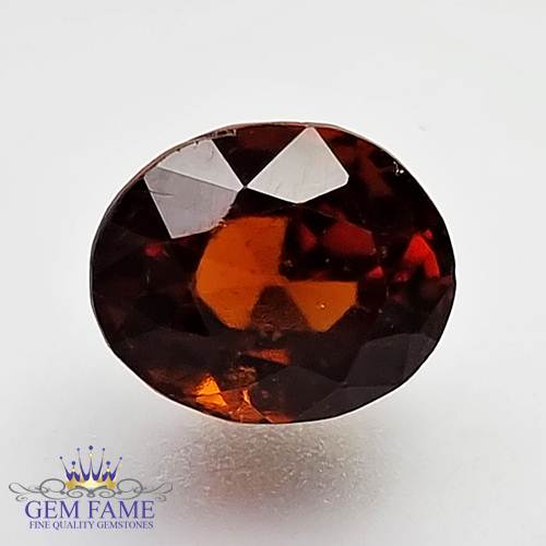 Hessonite Gomed 6.27ct Gemstone Ceylon