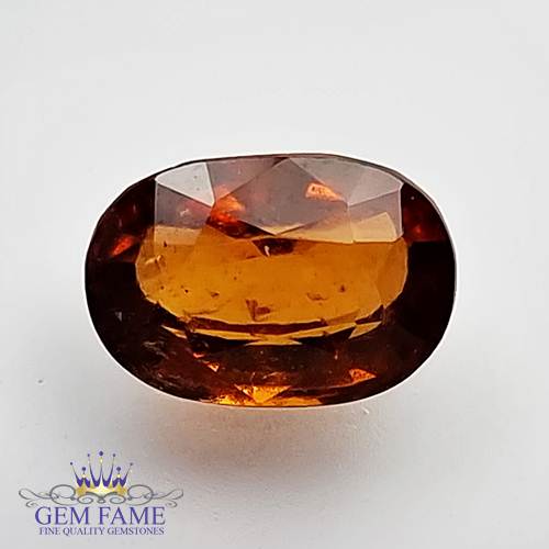 Hessonite Gomed 3.26ct Gemstone Ceylon