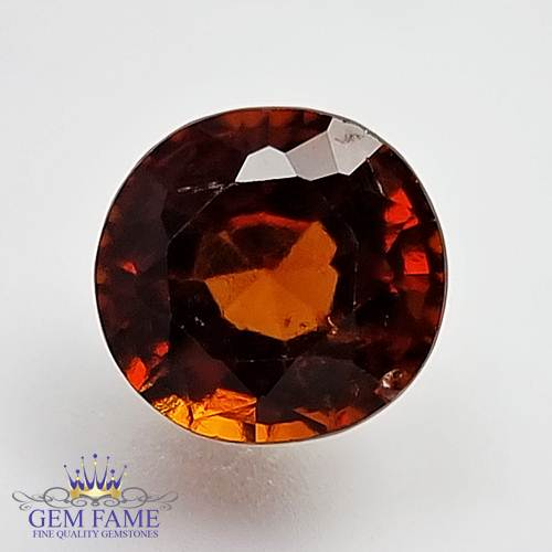 Hessonite Gomed 4.19ct Gemstone Ceylon