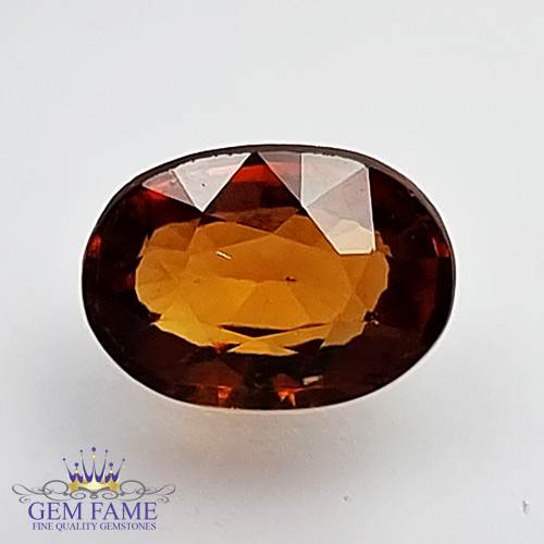 Hessonite Gomed 2.13ct Gemstone Ceylon