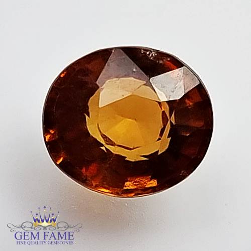 Hessonite Gomed 2.42ct Gemstone Ceylon