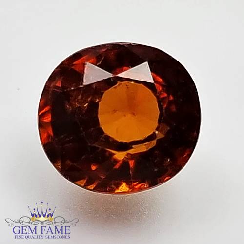 Hessonite Gomed 4.18ct Gemstone Ceylon
