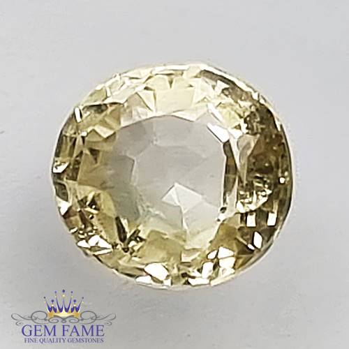 Yellow Sapphire 0.77ct Gemstone Ceylon