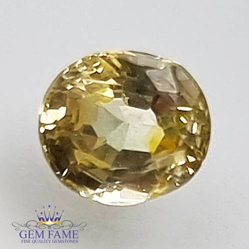 Yellow Sapphire 0.81ct Gemstone Ceylon