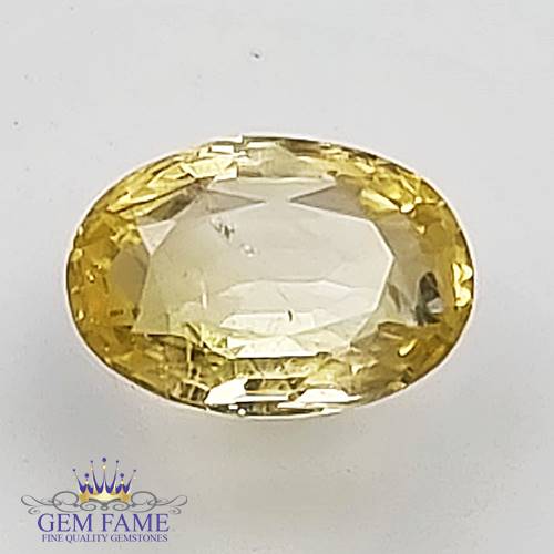 Yellow Sapphire 1.06ct Gemstone Ceylon
