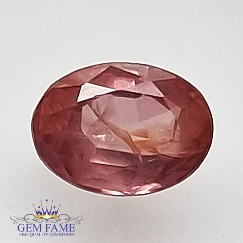 Padparadscha Sapphire 0.74ct Natural Gemstone Ceylon