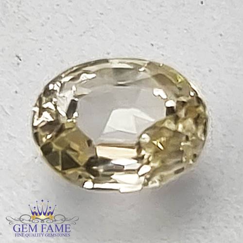 Yellow Sapphire 0.58ct Gemstone Ceylon