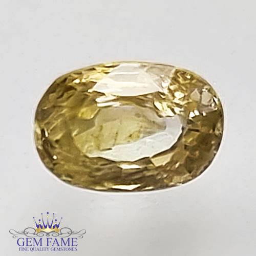 Yellow Sapphire 0.73ct Gemstone Ceylon