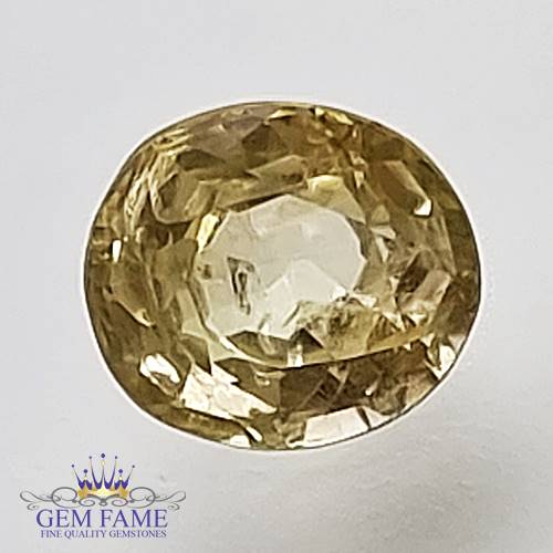 Yellow Sapphire 0.91ct Gemstone Ceylon