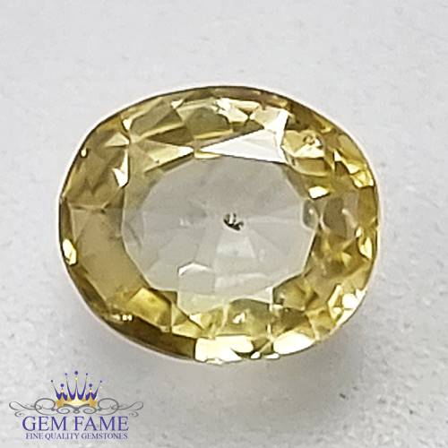 Yellow Sapphire 0.84ct Gemstone Ceylon