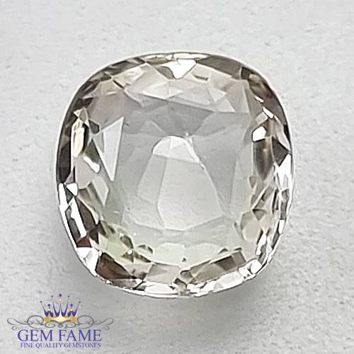 White Sapphire 1.10ct Gemstone Ceylon