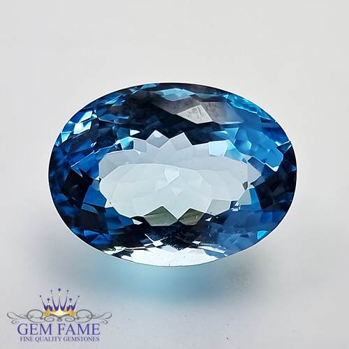 Blue Topaz 16.63ct Natural Gemstone Brazil