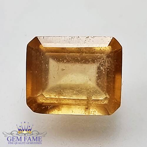 Golden Hessonite 2.84ct Gemstone Ceylon