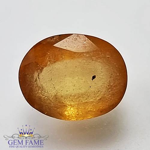 Golden Hessonite 3.62ct Gemstone Ceylon