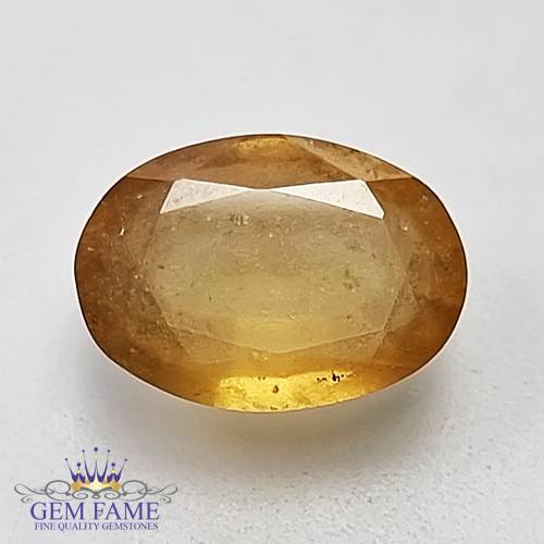 Golden Hessonite 3.63ct Gemstone Ceylon