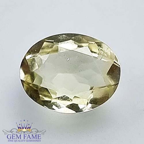 Golden Beryl 1.12ct Natural Gemstone India