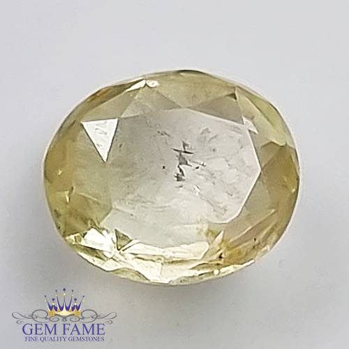 Yellow Sapphire 2.07ct Natural Gemstone Ceylon