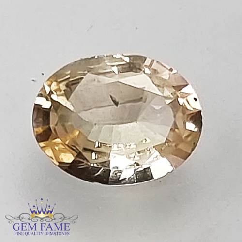 Yellow Sapphire 0.63ct Natural Gemstone Ceylon