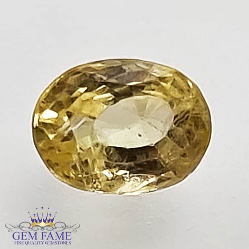 Yellow Sapphire 0.72ct Natural Gemstone Ceylon