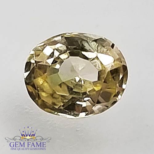 Yellow Sapphire 0.59ct Natural Gemstone Ceylon