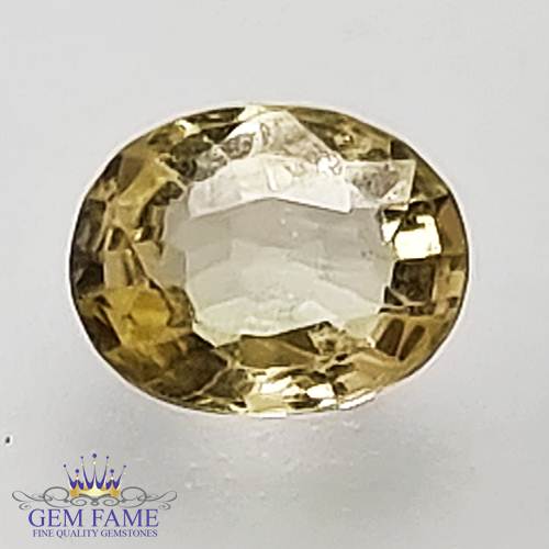 Yellow Sapphire 0.46ct Natural Gemstone Ceylon