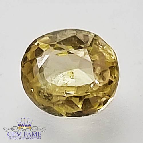 Yellow Sapphire 0.68ct Natural Gemstone Ceylon