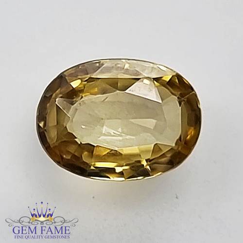 Yellow Zircon 1.87ct Gemstone Mozambique